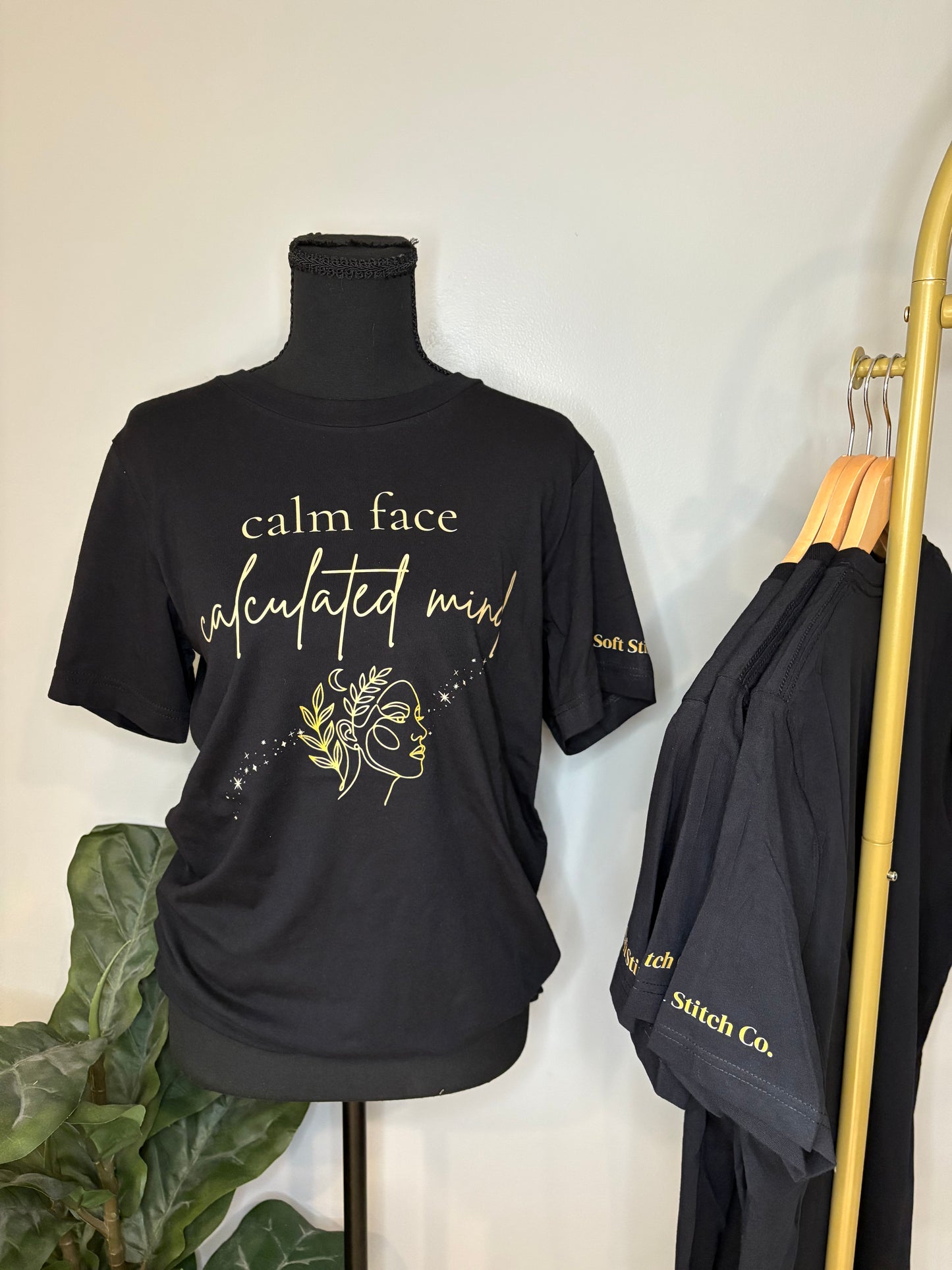 Calm Face • Calculated Mind Tee